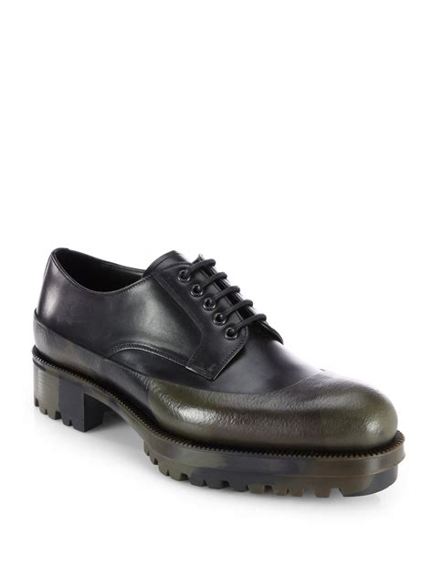 prada oxford lace up.